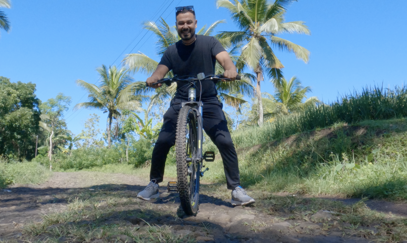 Riding the bike with fear